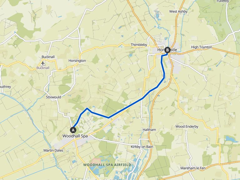 Woodhall Spa To Horncastle (Spa Trail) bike Tour Komoot